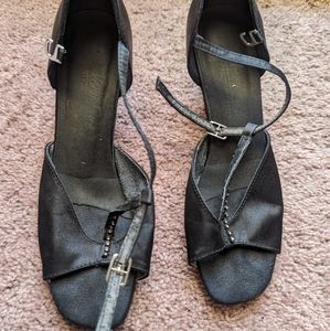 Veryfine rhinestone salsa dance shoes size 8 great condition ballroom